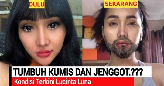Lucinta Luna Tampil Brewokan, Bikin Netizen Salah Fokus