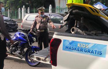 Buntut Biker Vs Paspampres, Ratusan Motor Terjaring Razia di Monas