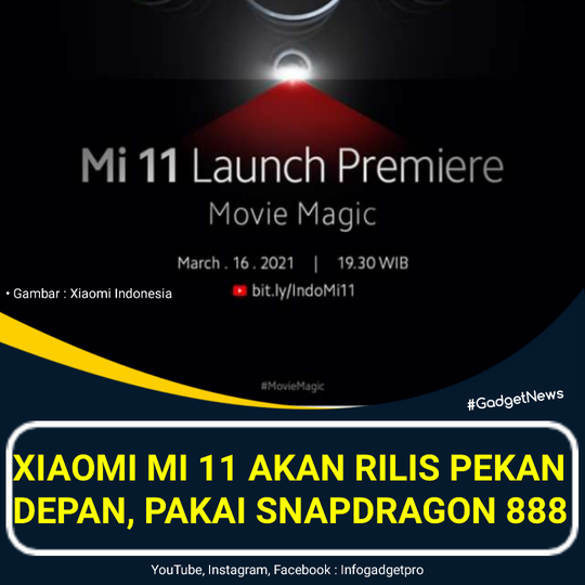 Xiaomi Mi 11 Akan Meluncur Pekan Depan Di Indonesia
