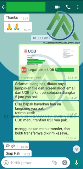 Jasa Penutupan Kartu Kredit / KTA - PT Abidin Bhagawanta Dwipa Indo