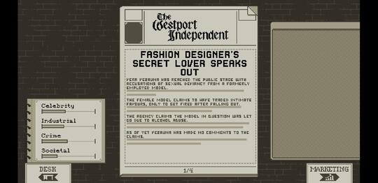 The Westport independent, Game Bikin Ngantuk yang Ane Tamatkan dalam Sekali Main