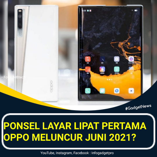 Ponsel Layar Lipat Oppo Meluncur Juni 2021?