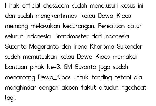 Dewa Kipas VS SCUA, Apakah Dewa Kipas Melakukan Kecurangan ?