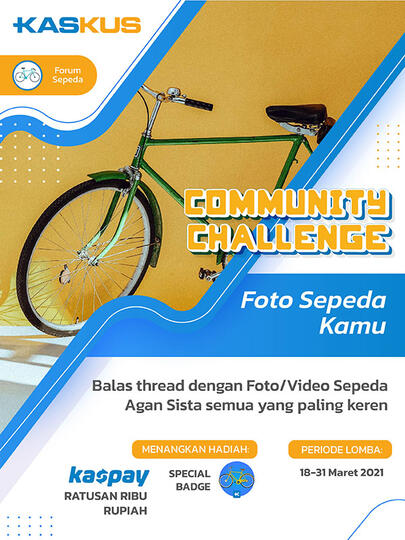 Sepeda Mejeng Menang Dapat KasPay Ratusan Ribu Rupiah