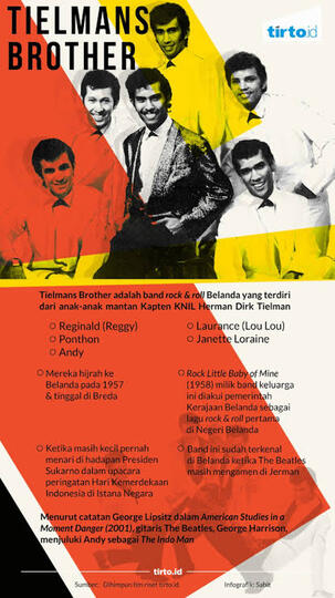 Tak Banyak Yang Tahu!! Tielman Brothers, Band Indo-Bule Yang Menghentak Eropa
