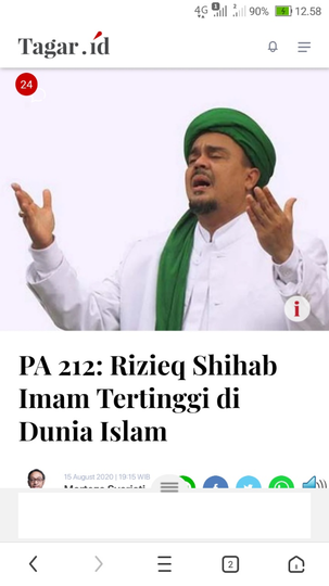 HRS: Saya Khawatir Azan dan Kebaktian Difitnah Jadi Hasutan Berkerumun