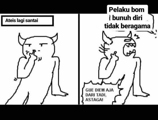 Gara-Gara Teroris!! Atheis, Pusing Selalu Jadi Kambing Hitam