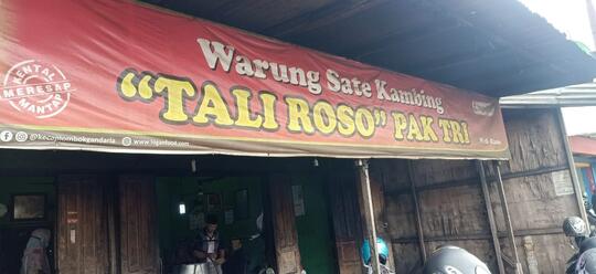 Kedai Sate Tali Roso Ahlinya Sate Kambing Dengan Ukuran Tidak Biasa, Melipir Yuk!