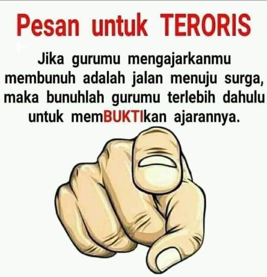 Biar Kapok, Publik Usul Teroris Mati Dibaptis dan Makam Pakai Salib