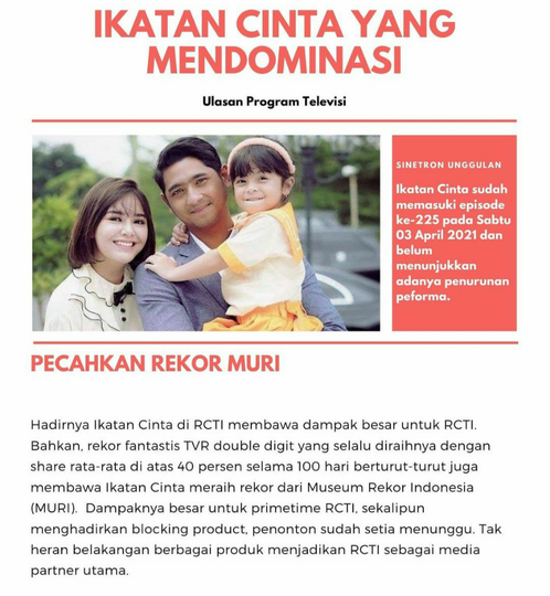 Kapan Sinetron Ikatan Cinta Tamat?