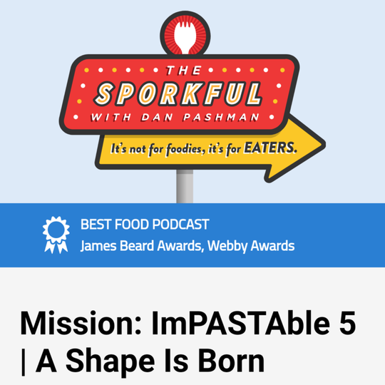 Mission imPASTAble sebuah kisah lahirnya Cascatelli bentuk pasta baru