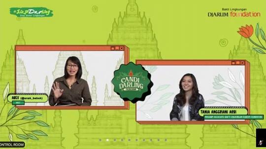 Siap Darling Ajak Generasi Muda Hijaukan Candi dari Rumah