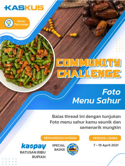 Marhaban ya Ramadhan, Yukkk Share Menu Sahur dimari