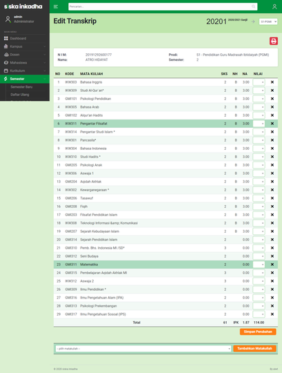 Siakad Kampus Support Feeder PDDIKTI v4.0 bisa Upload Massal melalui excel