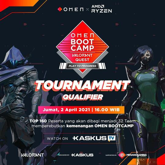 4 Team Bentukan Dalam OMEN Bootcamp VALORANT Quest Play to Progress