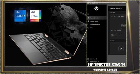 HP Spectre x360 14, PC Berbasis Platform Intel® Evo™ dengan Aspek Rasio Layar 3:2