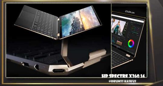 HP Spectre x360 14, PC Berbasis Platform Intel® Evo™ dengan Aspek Rasio Layar 3:2