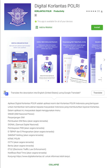 Polri Resmi Luncurkan Sinar, Bikin dan Perpanjang SIM Cukup Pakai HP