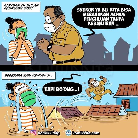 Hujan Deras dan Luapan Kali Sunter, RW 04 Cipinang Melayu Terendam Banjir
