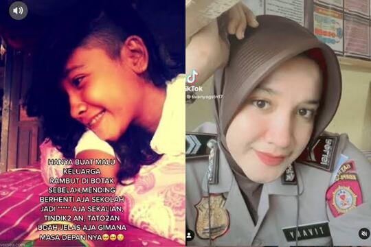 Sering Diremehkan Remaja Putri Ini Sukses Jadi Polisi, Stop Merendahkan Orang!