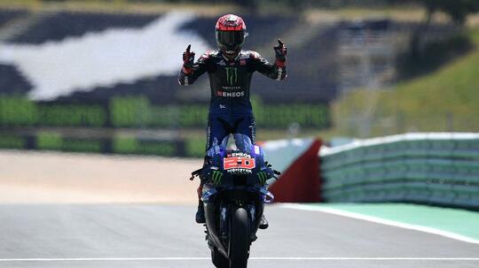 Juara MotoGP Portugal, Fabio Quartararo Selebrasi Ala Cristiano Ronaldo
