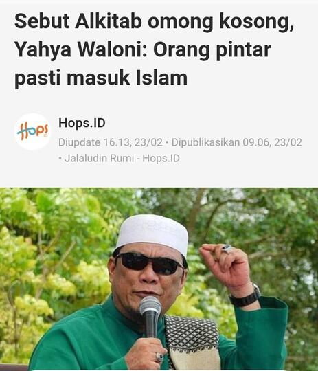 NU: Orang Pindah Agama, Lalu Ceramah Jelekkan Agama Lama, Jiwanya Gersang