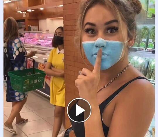 Kelabui Satpam Dengan Masker Lukisan, Aksi Bule Ini Tuai Kecaman