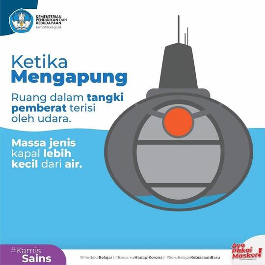 Prinsip / Cara Kerja Kapal Selam