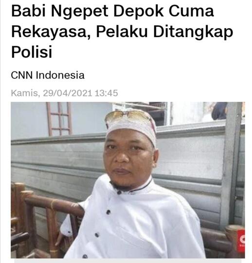 Zaman Udah Modern, Masih Aja Percaya Babi Ngepet!! Negara Lain Udah Neliti Mars