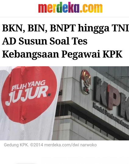 Pegawai KPK Ditanya 'Bersedia Lepas Jilbab?', Jika Tidak Dianggap Egois