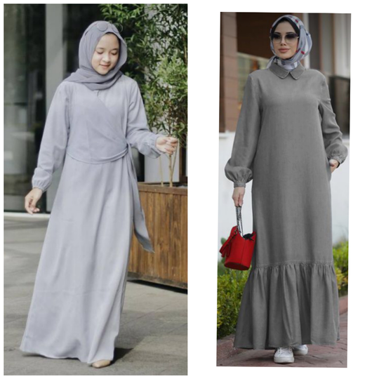 Rekomendasi Model Dan Jenis Dress Warna Abu-abu Untuk Lebaran, Cari Tau Yuk!