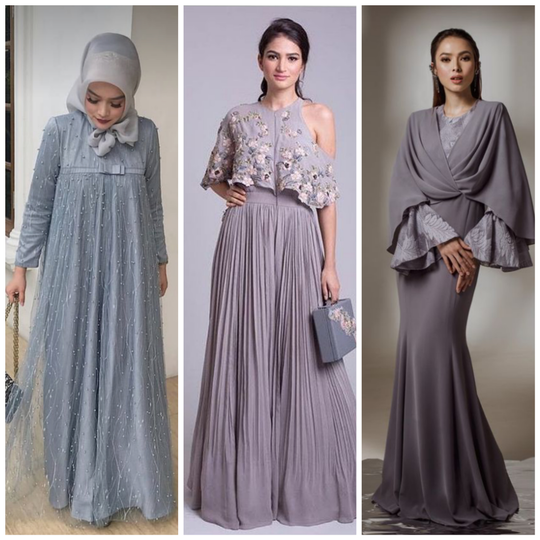 Rekomendasi Model Dan Jenis Dress Warna Abu-abu Untuk Lebaran, Cari Tau Yuk!