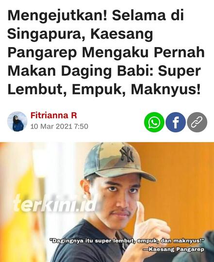 Viral Jokowi 'Bipang Ambawang buat Lebaran', Pengusaha Babi Panggang Bangga
