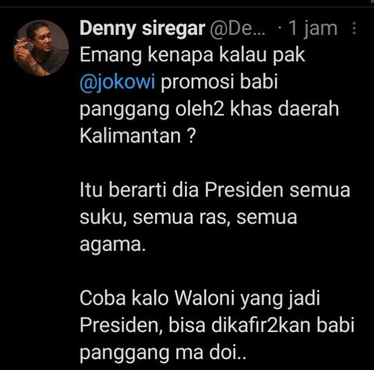 Ngabalin Bela Presiden soal Bipang: Jokowi Bapak Semua Agama