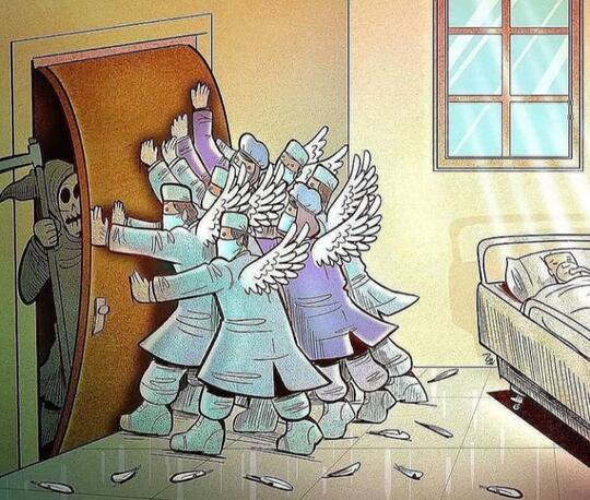 5 Ilustrasi Tenaga Kesehatan Saat Pandemi Ini Keren Abis! Bikin Mata Hati Terbuka