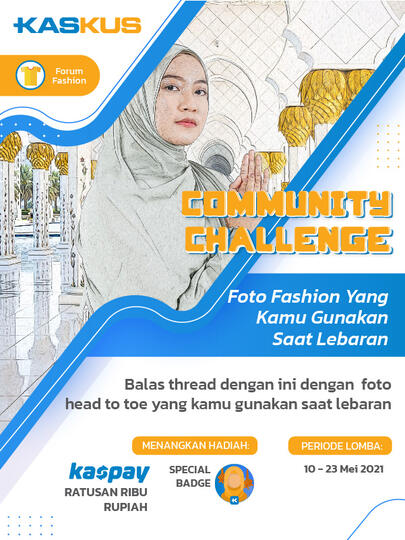 Baju Lebaran Siapa Yang Baruu? Sini Ikutan Community Challenge