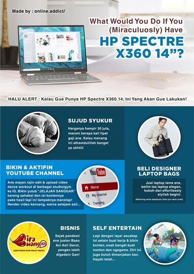Hal Yang Bakal Ane Lakuin Sama HP Spectre X360 14 & Alasan Ane Mendambakannya