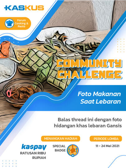 Hai hai, Menu Khas Lebarannya Jangan Lupa Ikut Challenge ya