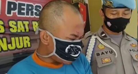 Dibekuk di Hutan, Dede Pembakar Mantan Pacar di Cianjur Nangis Tersedu-sedu
