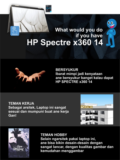 JADIKAN DUNIA DALAM GENGGAMAN,Lakukan Apapun Yang Ane Mau | HP Spectre x360 14