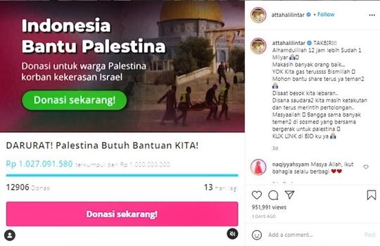 Dapat Miliaran Rupiah dalam Sehari, Atta Aurel Buktikan Faedahnya