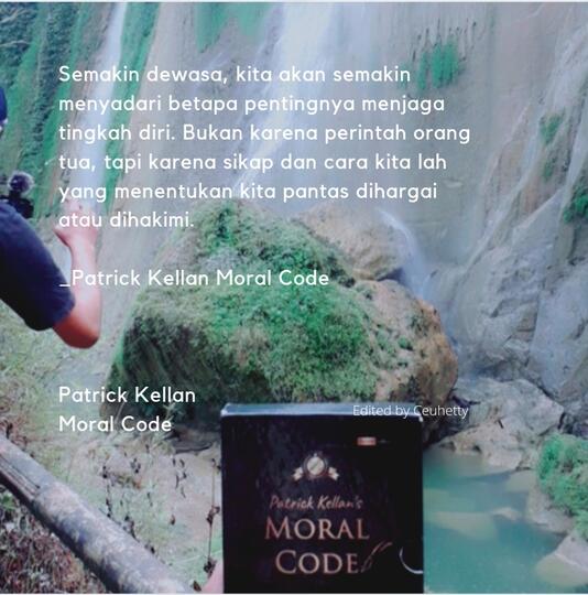 Review Buku : PATRICK KELLAN'S Moral Code Black Cover, The Magic Of The Book