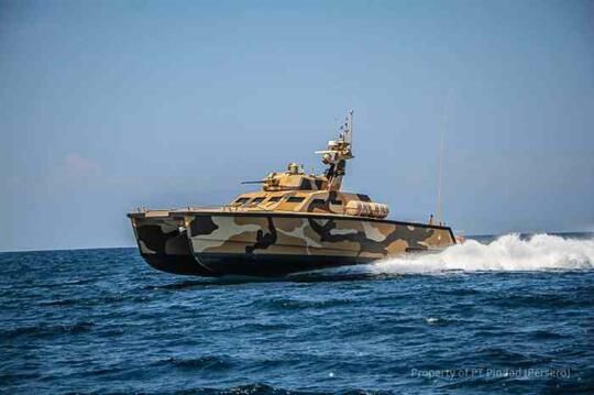 Tank Boat Antasena Sukses Menjalani Sea Trial dan Firing Test