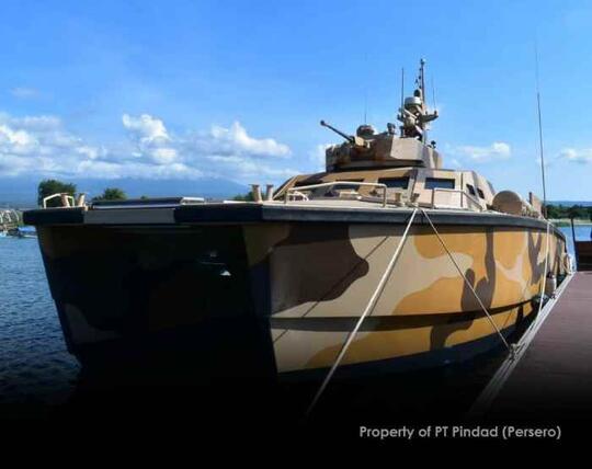 Tank Boat Antasena Sukses Menjalani Sea Trial dan Firing Test
