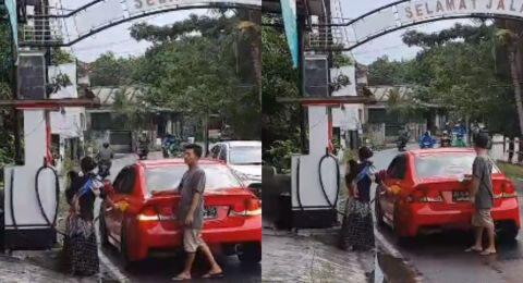 Mobil Mewah Kepergok Beli Bensin Eceran Pinggir Jalan, Publik Beri Pujian