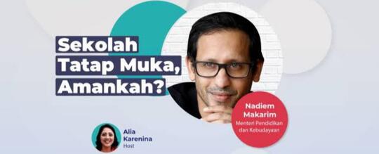 Mall Sudah Dibuka, WFH Sudah Jarang, Sekolah Kenapa Masih Online? Nadiem Ikut Bicara