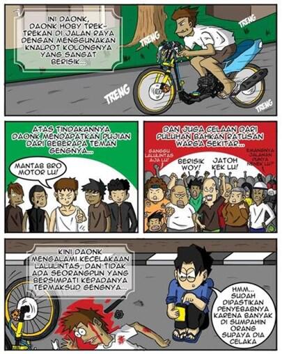 14 Ilustrasi Lucu Sekaligus Miris Ungkap Realita Kehidupan di Indonesia