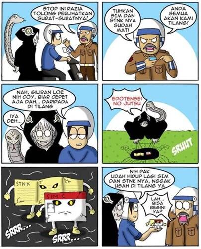 14 Ilustrasi Lucu Sekaligus Miris Ungkap Realita Kehidupan di Indonesia