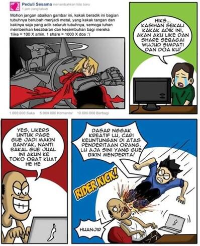 14 Ilustrasi Lucu Sekaligus Miris Ungkap Realita Kehidupan di Indonesia