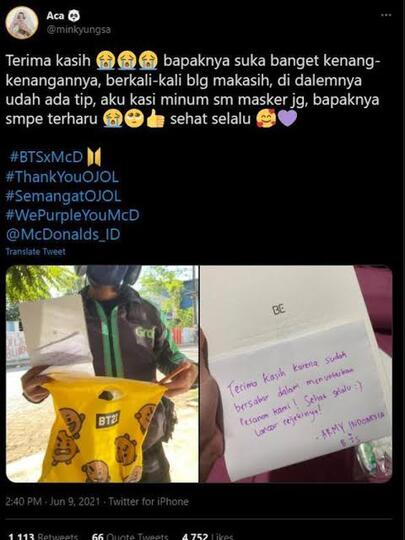 Fans BTS Mulai Menggila, Ojol Pun Rela Antri Demi Army!!